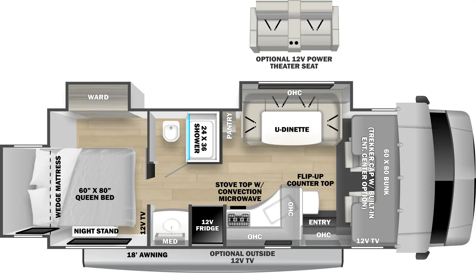 Forester 2501TS Floorplan